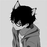 Image result for Anime Boy with Cat Poster