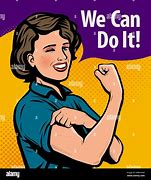 Image result for We Can Do It Drawing