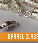 Image result for Barrel Clasps for Jewelry
