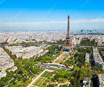 Image result for Paris Eiffel Tower Aerial View