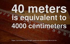 Image result for 40 Meters Tall