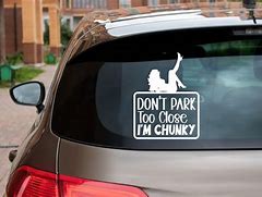 Image result for Have Kids Don't Park Close Car Sticker SVG