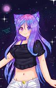 Image result for Anime Girl Galaxy Hair Wallpaper