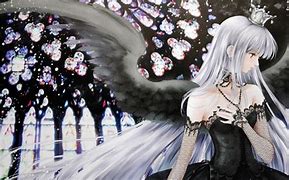 Image result for Sad Anime Gothic Angel