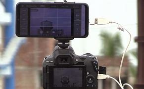 Image result for DSLR with iPhone Monitor