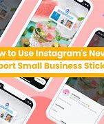 Image result for Support Small Business Instagram Stickers