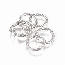 Image result for Twisted Stainless Steel Overlapping Ring