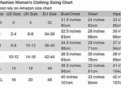 Image result for Us Size 4 6 Measurements