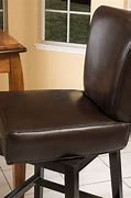 Image result for Brown Leather Swivel Bar Stools