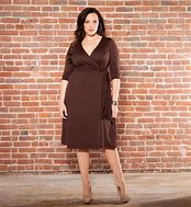 Image result for Brown Dress Plus Size Fashion Nova