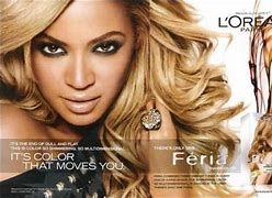 Image result for Beyonce L'Oreal Hair Dye