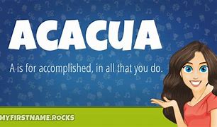 Image result for acacua
