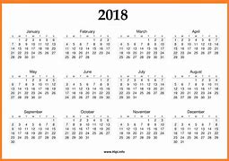 Image result for 2018 Calendar Template
