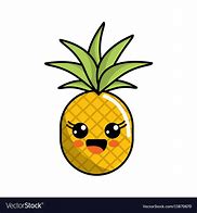 Image result for Kawaii Pineapple Clip Art