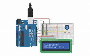 Image result for LCD 16X2 Tinkercad
