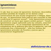 Image result for ignominioso