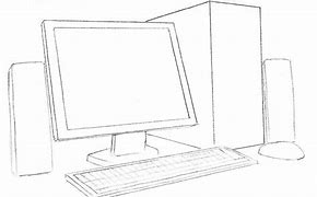 Image result for Computer Outline Drawing