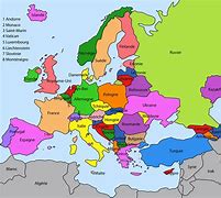 Image result for Europe Map Today