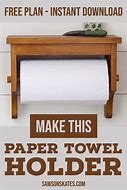 Image result for DIY Paper Towel Holder Wall Mount