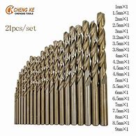 Image result for Steel Drill Bit Sizes