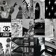 Image result for Black and White Aesthetic Collage