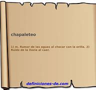 Image result for chapaleteo