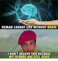 Image result for Without Brain Meme