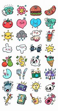 Image result for Easy Sticker Drawings