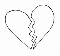Image result for Broken Heart Drawings Small