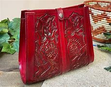 Image result for Tooled Leather Western Purse