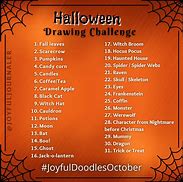 Image result for October Drawing Challenge