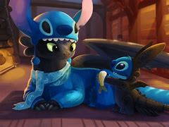 Image result for Toothless Stitch Drawings