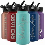 Image result for Lollapalooza Water Bottle Metal