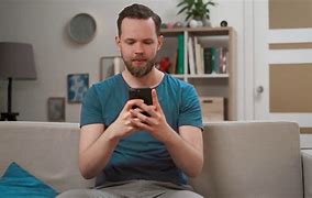 Image result for Person On Phone at Home