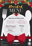 Image result for Menu Navideño