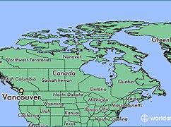 Image result for Vancouver World Map
