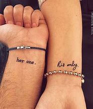 Image result for Matching Couple Tattoos