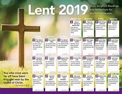 Image result for Lent Calendar 2023