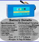 Image result for Electric Bike Battery 1500W
