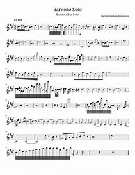 Image result for Baritone Saxophone Bayonetta Sheet Music