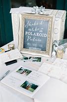 Image result for Polaroid Camera Wedding Guest Book
