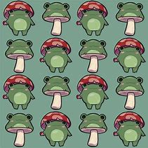 Image result for Cute Mushroom Frog