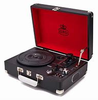 Image result for Black GPO Record Player