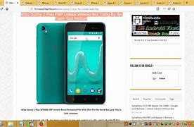 Image result for Wiko Sunny 2 Plus FRP