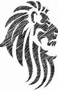 Image result for Swirl Design Black White Lion