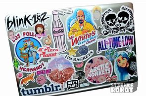 Image result for Laptops with Stickers On Them