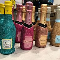 Image result for Pink Sparkly Champagne Bottle