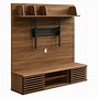 Image result for Walnut TV Stand and Wall Unit