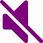 Image result for Mute Button Purple