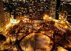 Image result for New York Town Square Night